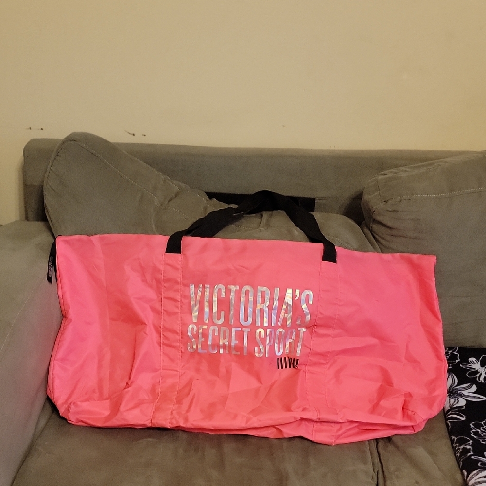 Victoria's Secret Sport Neon Pink Travel Bag